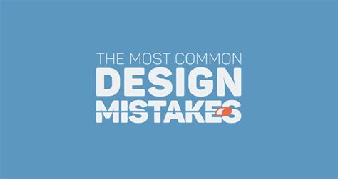 Graphic Designing Mistakes To Avoid Creative Bits