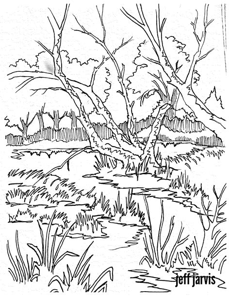 Bg Creek Coloring Page Free Trolls Pages Coloringpages101 Sketch