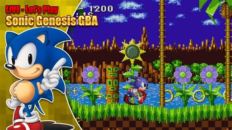 Lets Play Sonic Genesis Gba Live Friday 3rd April 2020 7pm Bst