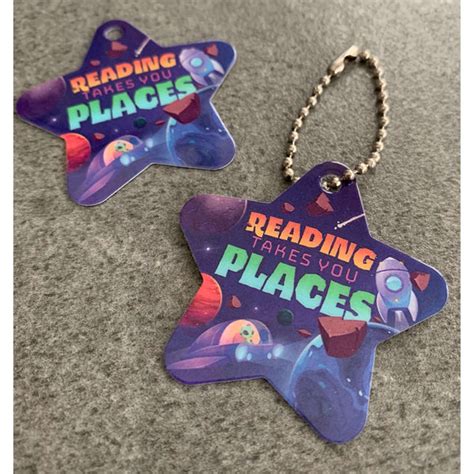Reading Takes You Places Star Brag Tags Classroom Rewards Pack Of 10