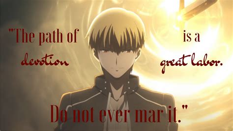 Gilgamesh Fate Stay Night Quotes It Cannot Be Helped If You Cannot