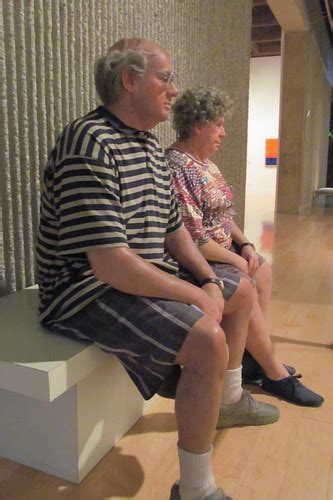 Duane Hanson Old Couple On A Bench 1995 Polychromed Bron Flickr