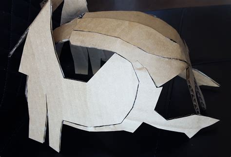 Cardboard Batman Cowl 9 Steps With Pictures Instructables