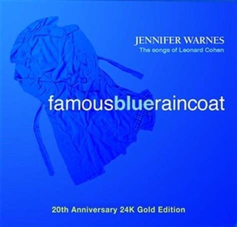 Jennifer Warnes Famous Blue Raincoat 20th Anniversary Music