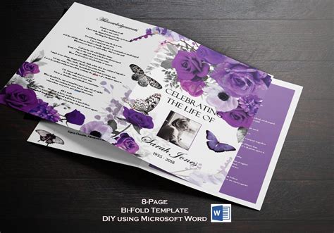 This Item Is Unavailable Etsy Funeral Program Template Funeral