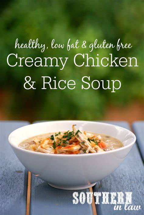 Recipe for meal prep chicken breast , low sodium , healthy and very flavorful and extremely easy. Southern In Law: Recipe: Healthy Creamy Chicken and Rice Soup