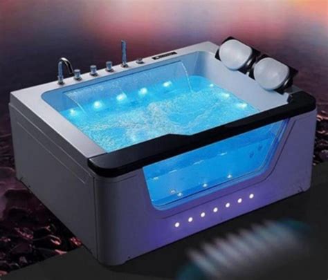 1700mm Fiberglass Whirlpool Bathtub Acrylic Hydromassage Surfing Massaging Tub Ns3020 Bathtubs