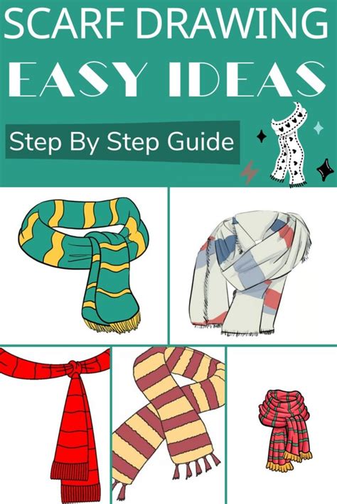 13 Scarf Drawing Ideas How To Draw Scarf Diyncrafty