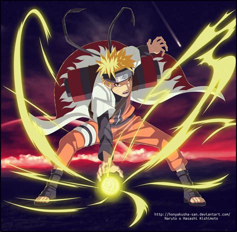 Naruto Uzumaki Sage Mode Rasengan By Honyakusha San On Deviantart