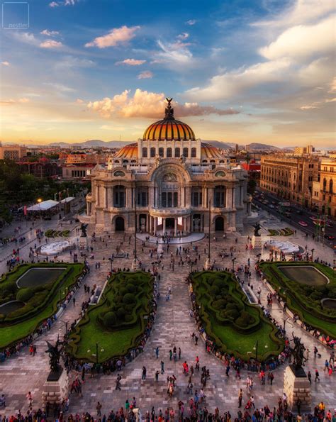 The Palacio Peter Nestler Colorful Sunset In Mexico City