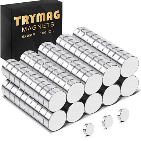 Diymag 100pcs Round Small Refrigerator Magnets Multi Use Tiny Mini