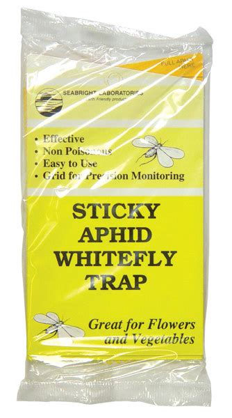 Seabright Sticky Aphid Whitefly Trap 5pack 80cs Mr Green Grow Supply