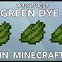 Ways To Make Green Dye In Minecraft