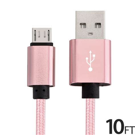 Micro Usb Cable Charger For Android Freedomtech 10ft Usb To Micro Usb