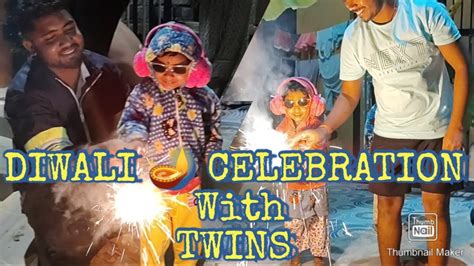 Diwali 🪔 Celebration With Twinsodia Bloggerritika And Kritika Twinsdipawali Crackers Sweet