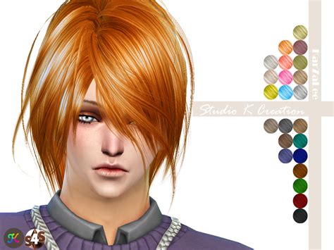 Sims 4 Ccs The Best Kyo Hair For Males And Females By Karzalee