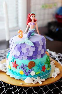 Barbie doll cake for your little kid will make her day special. Sparklinbecks: A Mermaid Party for A 3 Year old | Birthday cake girls, Mermaid cakes, Barbie cake