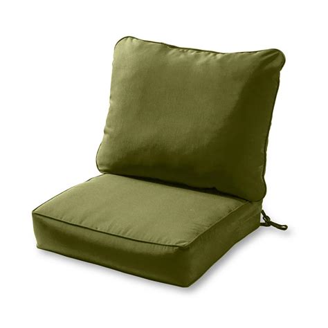 Greendale Home Fashions Solid Green 25 In X 47 In 2 Piece Deep