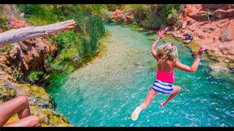 Chilled Out Cliff Jumping In Havasupai 4k Youtube