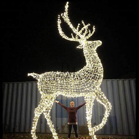 Lighted Christmas Led Reindeer Outdoor Decoration