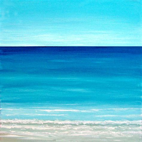 Beach Painting Ocean Painting Modern Contemporary Seascape