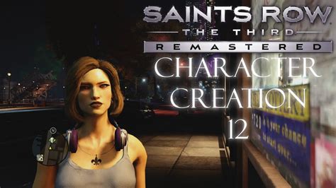 Saints Row The Third Remastered Character Customization Youtube