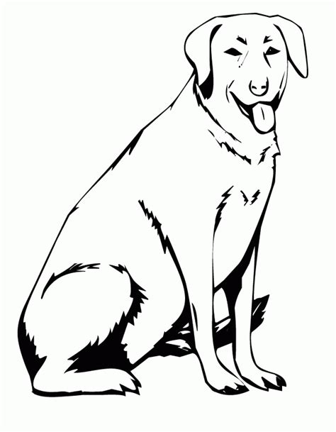 Yellow Lab Coloring Pages Coloring Home