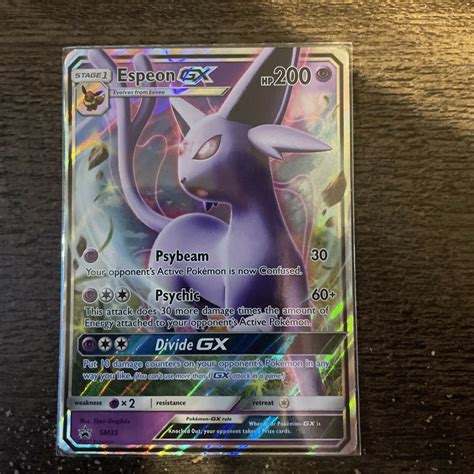 Mavin Pokémon Tcg Espeon Gx Sm Black Star Promo Sm35 Promo