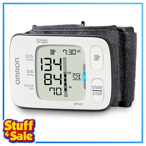 Omron 7 Series Bp652 Wrist Blood Pressure Monitor 100 Reading Memory