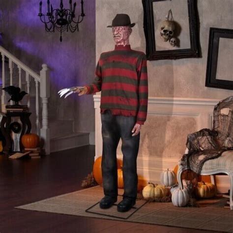 New Gemmy Freddy Krueger Animatronic Halloween Prop Animated Lifesize 6