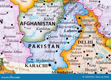 Map Of Pakistan Stock Illustration Illustration Of Capital 128337634