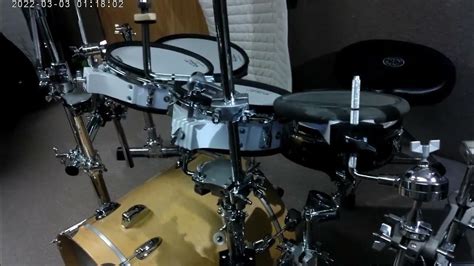 hybrid drum kit explanation and demo roland v drums with zildjian acoustic cymbals youtube