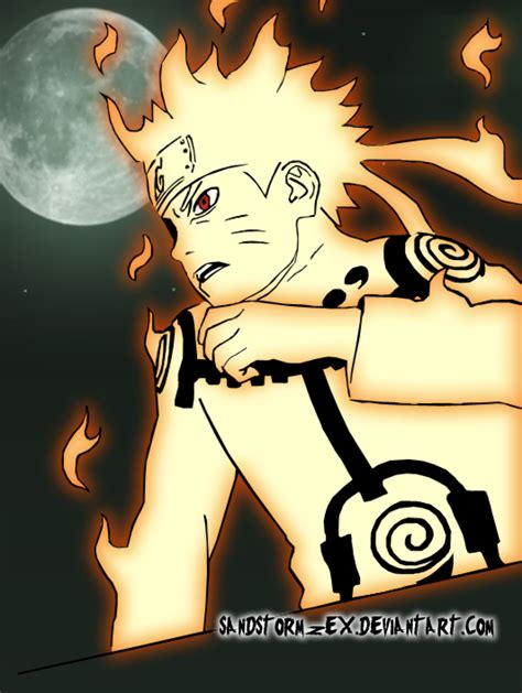 Naruto Mode Kyuubi Capitulo 628 By Sandstormzex On Deviantart