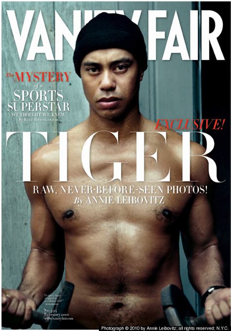 Tiger Woods Shirtless Vanity Fair Picture Photo Huffpost Sports