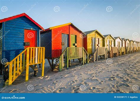 267 Colorful Beach Huts Muizenberg South Africa Stock Photos Free