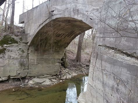 Eerie Indiana The Collapsed Crooked Creek Bridge Madison Indiana