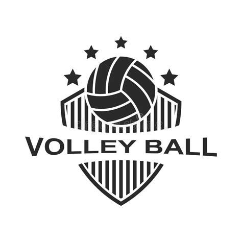 Volley Ball Logo Vector Stock Illustration Illustration Of Design