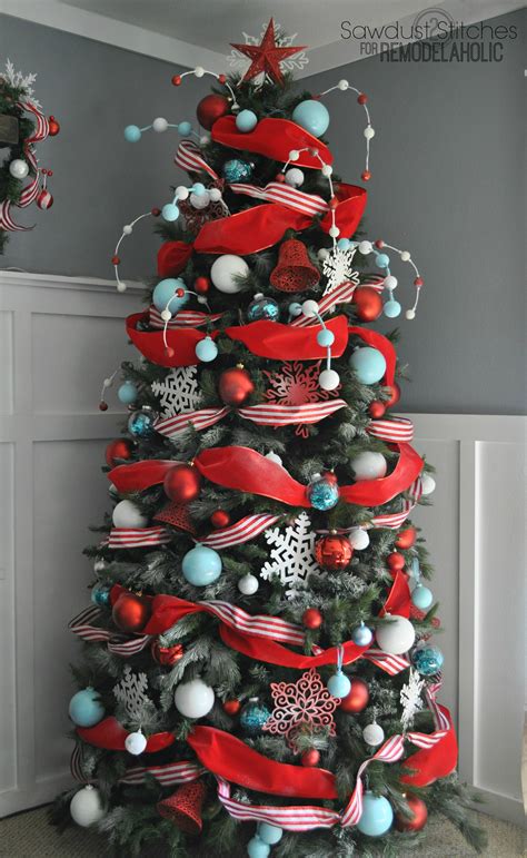 Remodelaholic How To Decorate A Christmas Tree Like A Professional