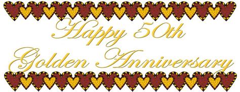 Clipart printable 50th wedding anniversary. 50th Wedding Anniversary Clip Art - ClipArt Best