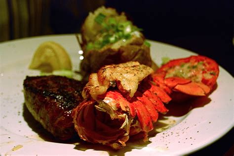 If you're looking for an elegant, flavorful meal that's easy to make and sure to impress, try this lobster colorado recipe provided by allrecipes. Sirloin Steak Lobster Tail Dinner | Flickr - Photo Sharing!
