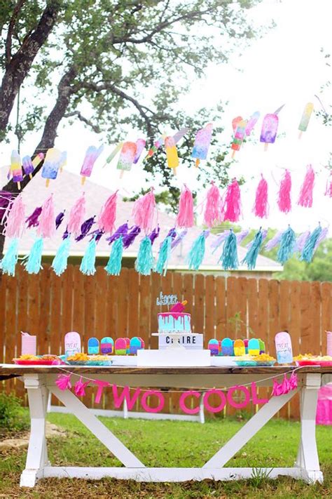 Best college summer party themes. Kara's Party Ideas "Two Cool" Popsicle Themed Birthday ...
