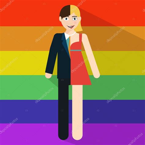 Transsexual Cross Dresser Transvestite Transgender — Stock Vector © Royalty 62664385