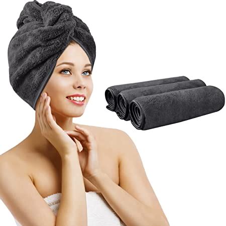 KinHwa Microfibre Large Hair Towel 61cm X 112cm Rapid Drying Hair