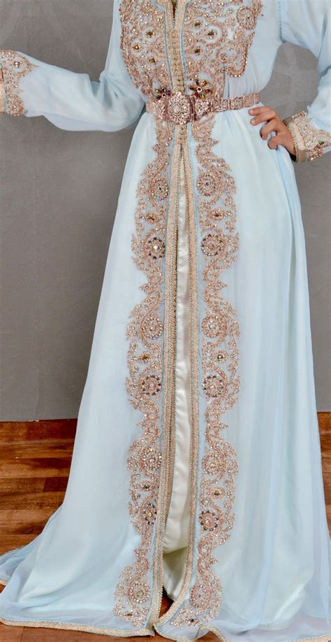 Luxury Wedding Gown Takchita Kaftan Moroccan Arabic Classy Elegant