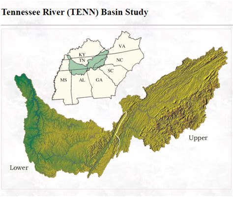 Tennessee River Tenn Basin Study Us Geological Survey