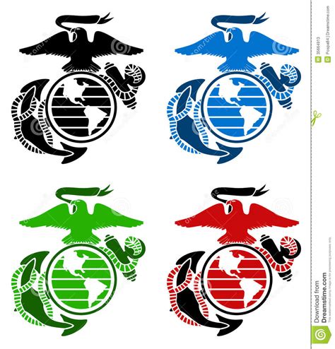 Us Marines Emblem Stock Photos Image 35664913