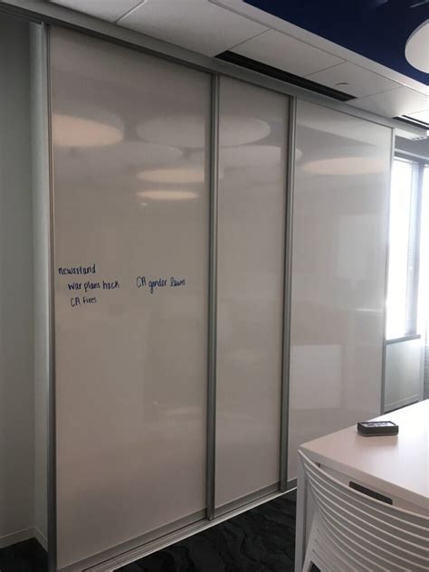 Sliding Track Whiteboards Fusion Office Design