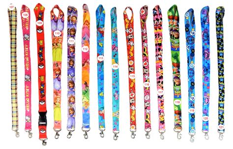 Disney And Various Lanyards With 10 Assorted Disney Trading Pins ~ New