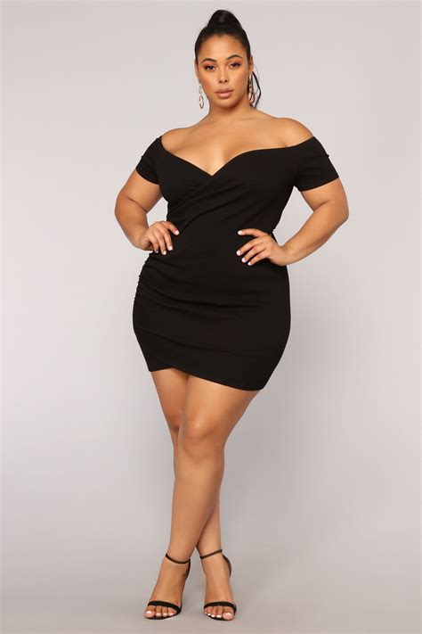 Feelin My Vibe Midi Dress Black Curvy Girl Fashion Plus Size
