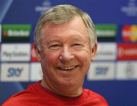 MILAN, ITALY - FEBRUARY 23: Manchester United manager Sir Alex Ferguson